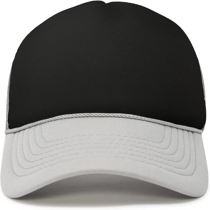DALIX Two Tone Trucker Hat Summer Mesh Cap with Adjustable Snapback Strap - Image 3